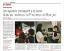 Article du Courrier Picard 25/04/22